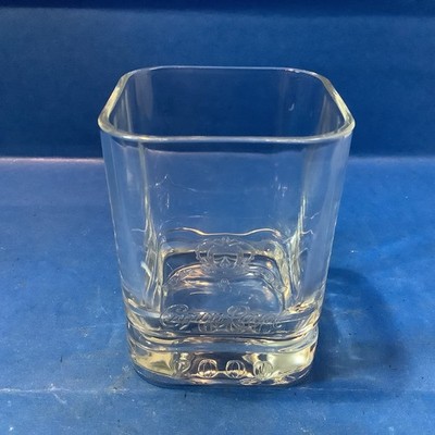 Crown Royal Square Whiskey Glasses 2000 Limited Edition Barware Shot