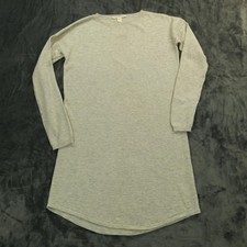 Dakota Collective Sweater Dress Womens Medium Wool Cashmere Knit Soft Gray