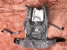 ErgoBaby Carrier Original Galaxy Grey Star 100 Cotton Ergo Baby 12 - 45 Lbs.