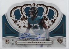 2020 Panini Chronicles Crown Royale Bronze Rookie 38/49 CJ Henderson Auto 0f5t
