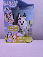 Bluey Chat Mates Muffin Talking Toy Figure 10 Phrases - NEW
