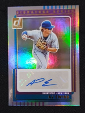 2025 Donruss AJ EWING Silver Holo Signature Series AUTO Rookie METS #SG-AJE