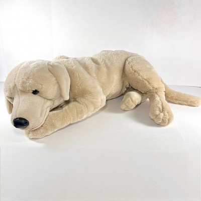Vintage E&J Classic Golden Retriever Dog Plush Large 26'' Lying Stuffed Animal