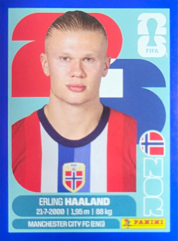 Panini FIFA Erling Haaland Rookie Manchester City FC Soccer Trading Card #26