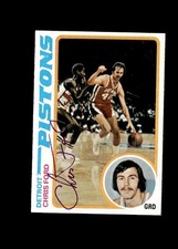 Chris Ford 1978-79 Topps Pistons authentic autographed card