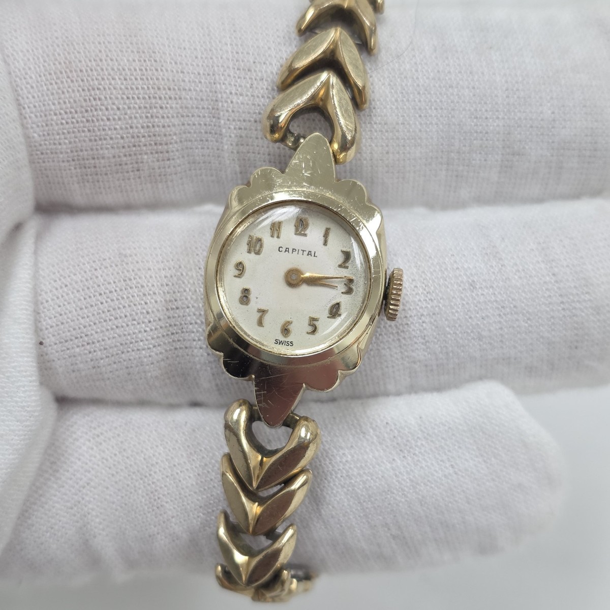 Vintage Ladies Gold-Tone Dress Watch - Gold Tissot Women main image 2