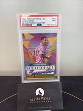 2024 Topps Chrome MLS #SB-2 Lionel Messi South Beach Superstar Gold /50 PSA 9
