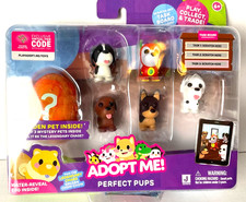 Adopt Me Perfect Pups Figures W/ 1 Hidden Pet  Virtual Item Code Brand New