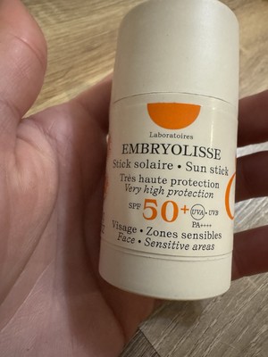 Embryolisse, 15g, wasserfester Sonnenschutzstift mit LSF 50+, Reisefreundlich