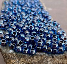 Blue Raspberry Color-Lined 11/0 Toho 10g Glass Seed Beads