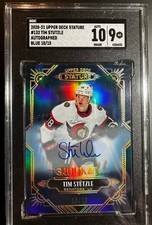 Tim Stutzle 2020-21 Upper Deck Stature Auto - Blue 10/15!