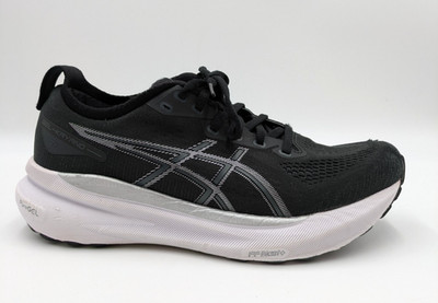 ASICS GEL-Kayano 31 Running Shoes Womens Size 9 Black Pure Silver 1012B670