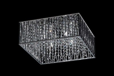 Z-Lite 872CH-F 4 Light Flush Mount, G9, Chrome