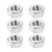 M12X1,25Mm Sechskantmuttern, 6 StüCk 304 Edelstahl Metrische Feingewinde-Sechska