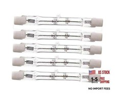 250-Watt 3.1-Inch T3 Halogen Bulbs 5 Pack - J Type 78mm Double Ended 120