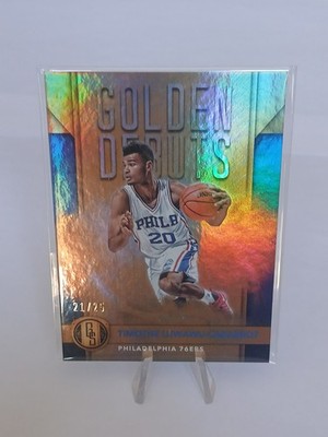  2016-17 Panini Gold Standard Luwawu-Cabarrot Golden Debuts #361 RC 76ers /25
