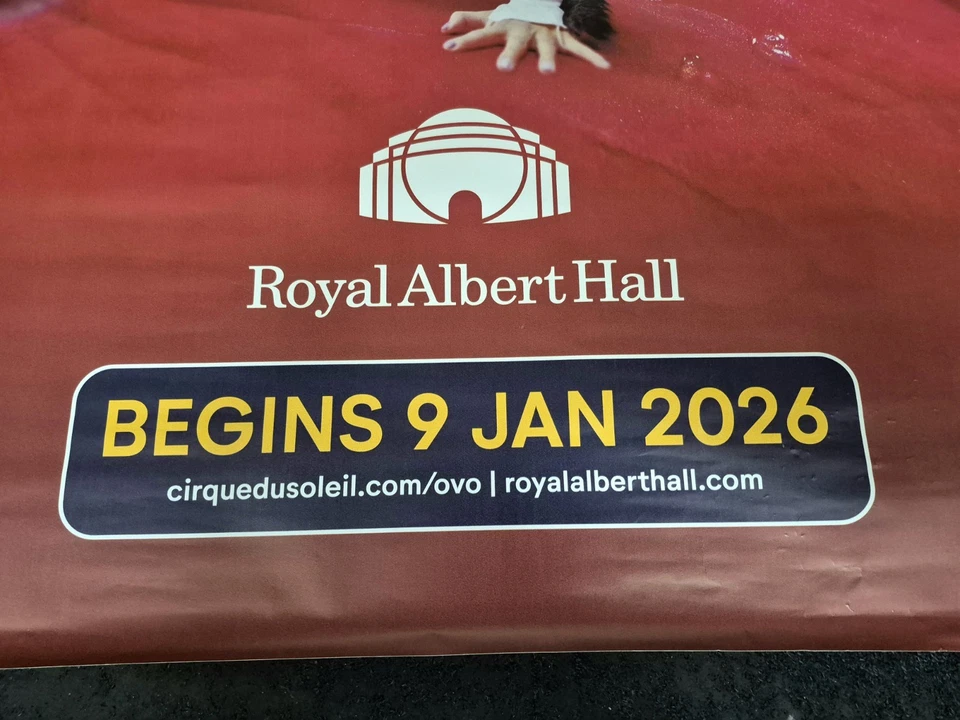Cirque du Soleil OVO – Royal Albert Hall London 2026 – Official 40″×60″ Poster - Image 3 of 4