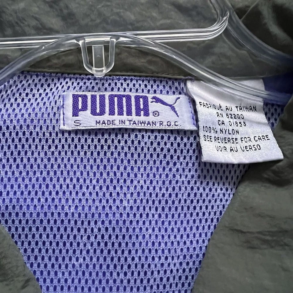 Chaqueta cortavientos ligera vintage PUMA para mujer talla S Foto 2 de 4