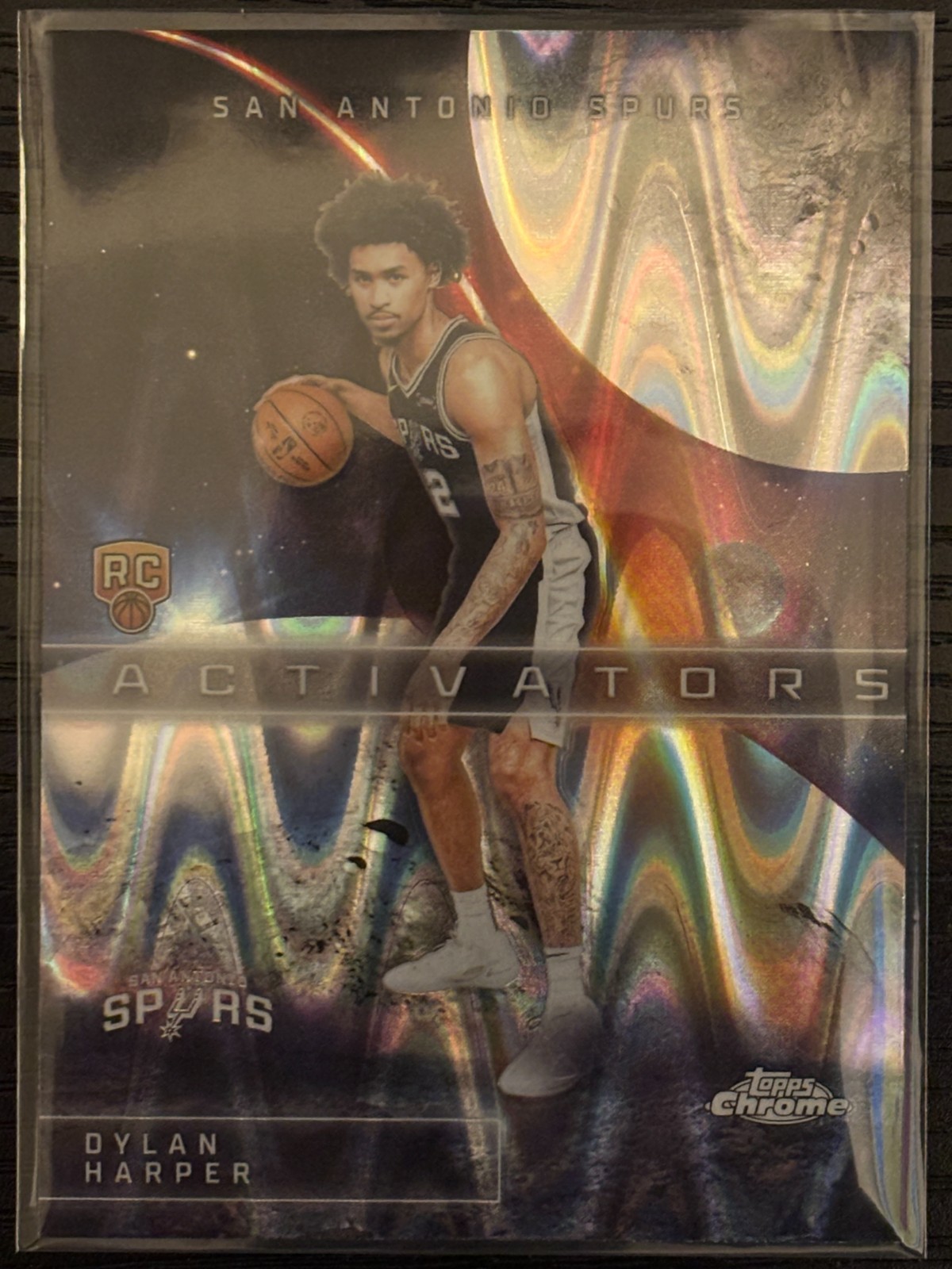 #AC-12 Dylan Harper RC Activators Raywave - 2025-26 Topps Chrome Basketball