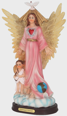 12'' Archangel Chamuel ''Angel of Peaceful Relationships''  Resin Figure Arcangel