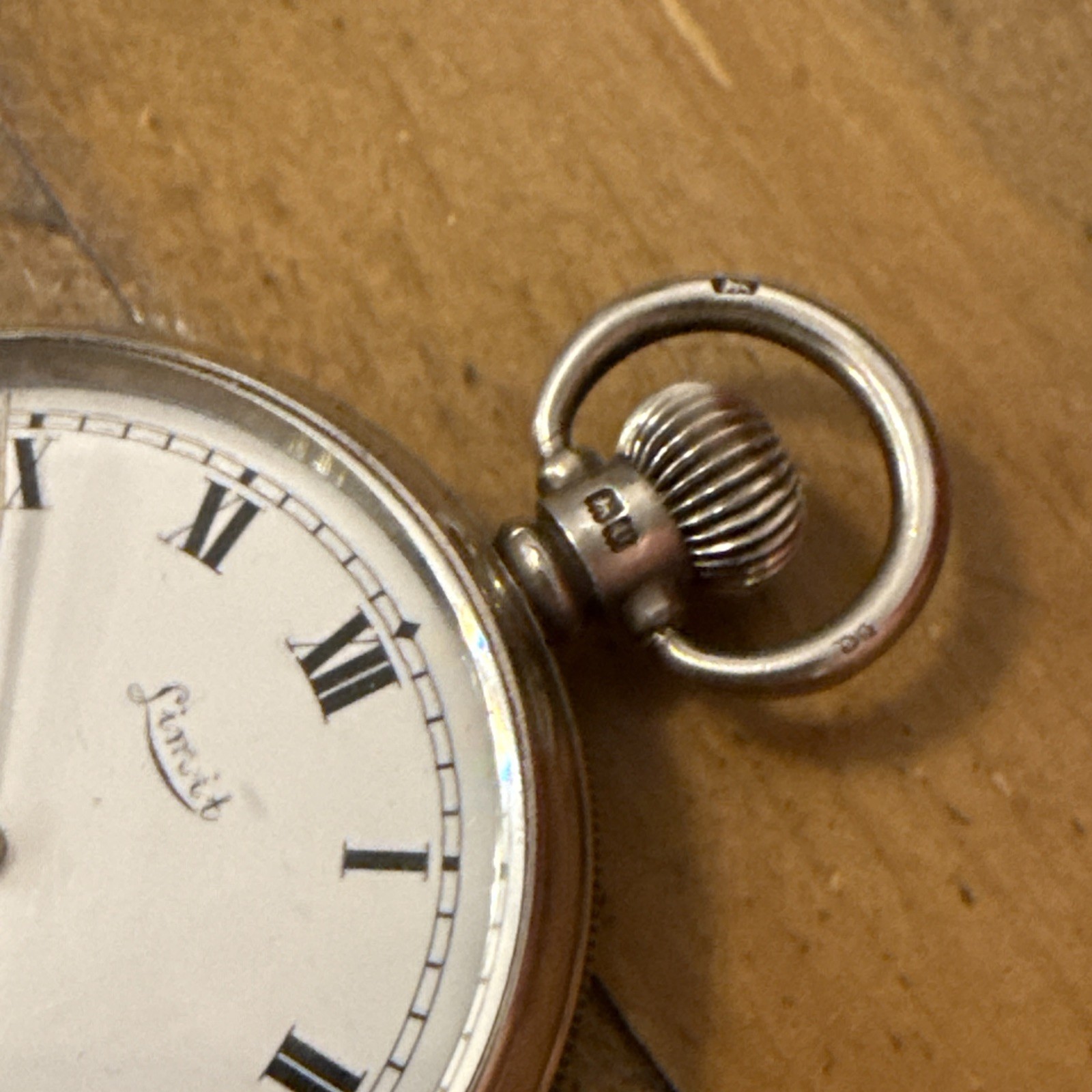 ANTIQUE LIMIT SOLID SILVER POCKET WATCH - image 2
