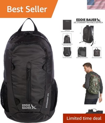 Eddie Bauer Stowaway Packable Backpack | Travel | Outdoor | Lightweight | Fol...