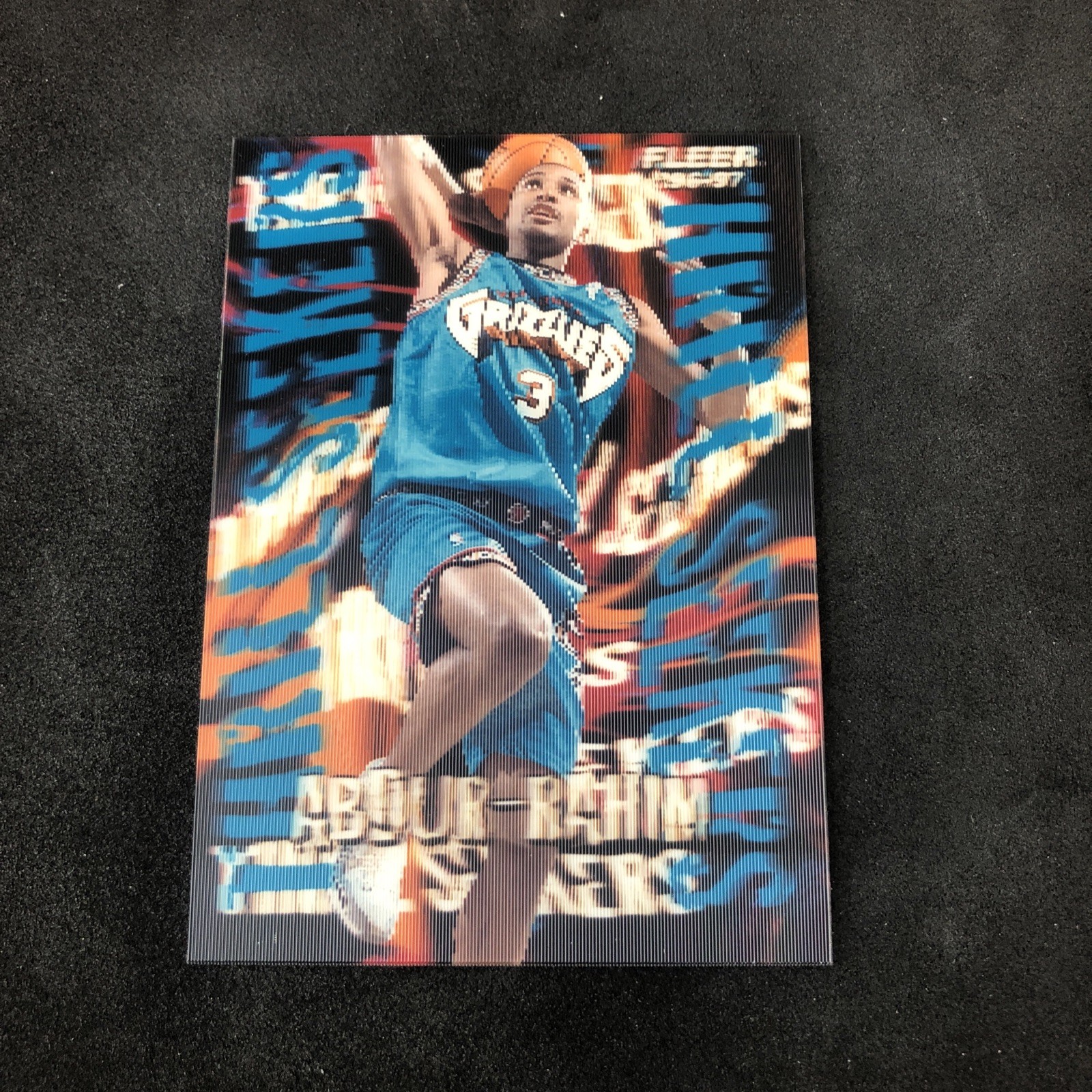 1996-97 Fleer Thrill Seekers #1 Shareef Abdur-Rahim Grizzlies RC Rookie