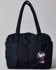 BAGGU X JOE COOL PEANUTS EMBROIDERED SMALL CLOUD CARRY-ON BAG New With Tags