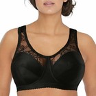 UK Ladies Wireless Minimiser Bra Non Wired Comfort Sleep Plus Size Full Support
