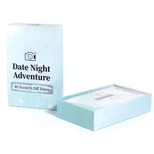 Date Night Adventure 40 Ideas Card Games for Couples Scratch Off Card Board Game - Picture 3 of 6