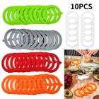 <!--F#f_0-->10pcs Silicone Replacement Gasket Airtight Rubber Seal Rings For Jar Lids Gasket<!--F/-->