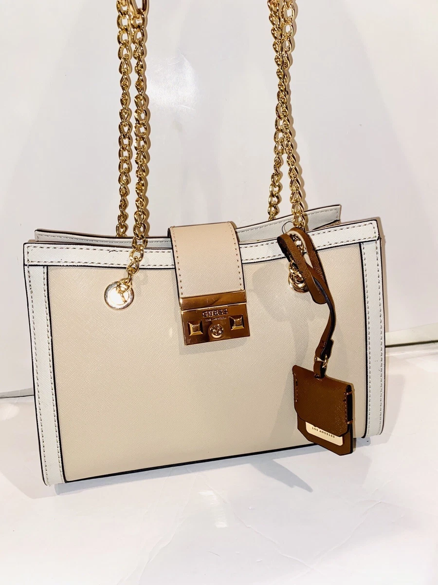 New Guess Purse + Bag Charm NWT Satchel Clay Multi Fort Smith 