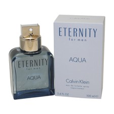 Eternity Aqua Eau De Toilette Spray 3.4 Oz / 100 Ml for Men by Calvin Klein
