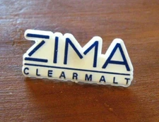 Zima Clearmalt Lapel Pin - Vintage Clear Malt Cocktail Adult Beverage Bottle Pin