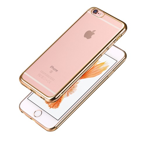 Silikon Schutzhülle iPhone 6 6S TPU Case Cover Schale m. Überzug Farbig Rahmen - Picture 5 of 22
