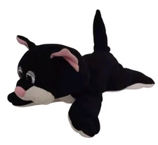 VTG 80's Pound Purries Black Tuxedo Cat Large 15" Plush Stuffed Soft Toy Tonka