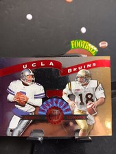 1999 Playoff Prestige Alma Maters Jumbo Troy Aikman Cade McNown Rookie #AM19