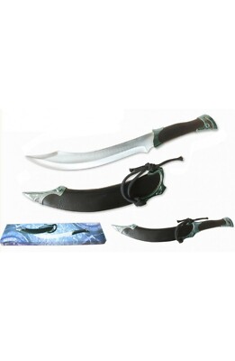 16.75'' Medieval Short Scimitar Pirate Cutlass Sword Collectible Dagger & Sheath