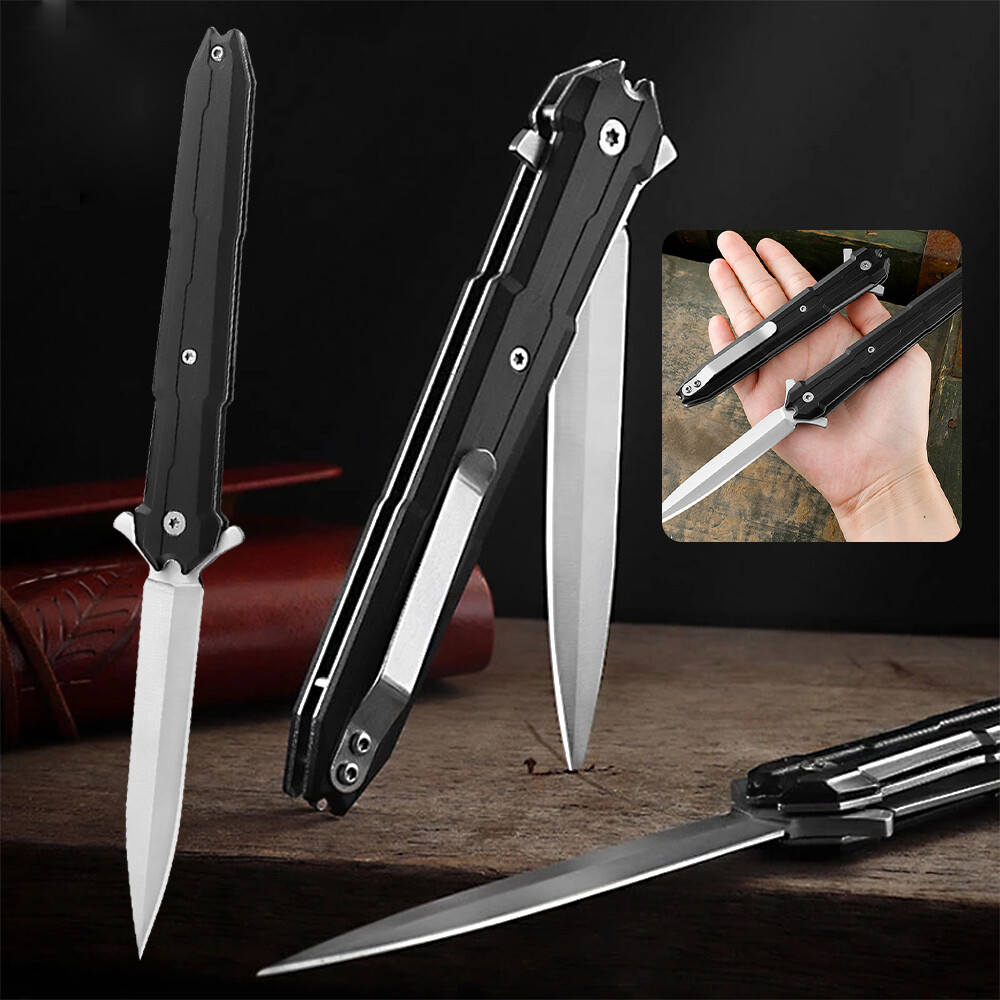 8.9" SPRING OPEN ASSISTED TACTICAL FOLDING POCKET KNIFE MILITARY FIXED BLADE