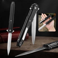8.9" SPRING OPEN ASSISTED TACTICAL FOLDING POCKET KNIFE MILITARY FIXED BLADE