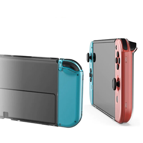 Nintendo Switch OLED Protective Cover Shock Absorption Hard Crystal Case DOBE - Afbeelding 3 van 6