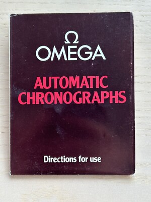 SUPER RARE VINTAGE OMEGA SPEEDMASTER MARK 3 BROCHURE PAMPHLET