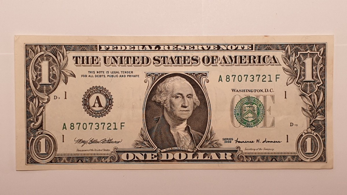 United States Of America, One Dollar bill, 1 dollar, 1999, circ, VARIOUS |  eBay