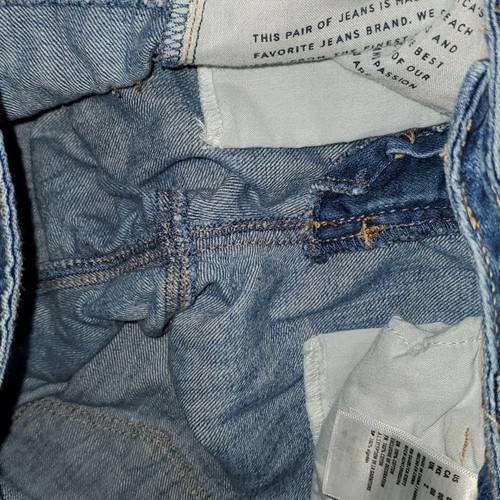 American Eagle jeans women's size 00 Long 00L light blue hi-rise tomgirl - Picture 10 of 15