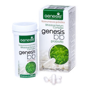 GENESIS Bifidobacterium Complex BB PROBIOTIC 30 CAPSULES 240 MG