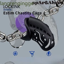 Electric Male Chastity Device APP Remote Control Cage Ring Penis Lock Shock New