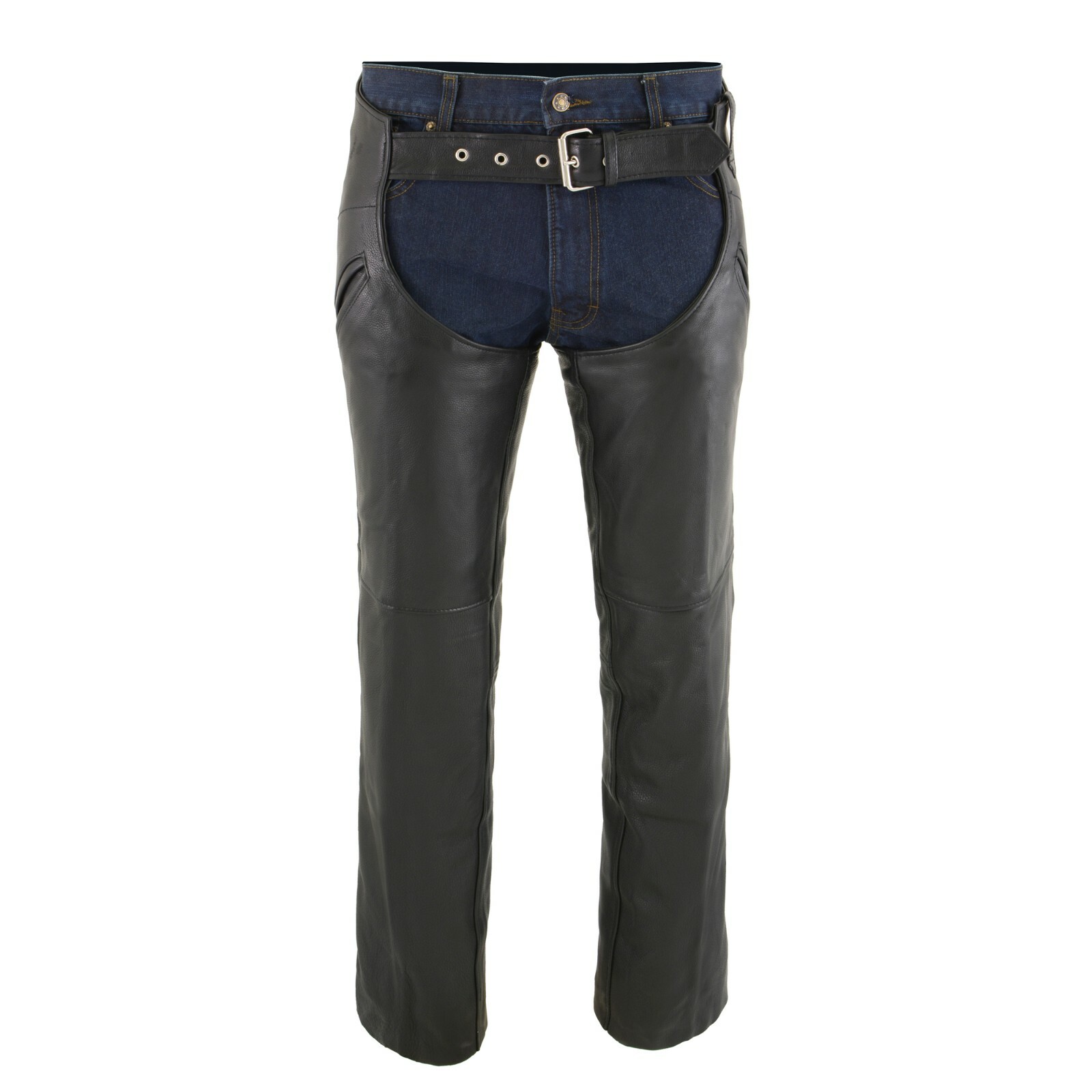 Мужские кожаные мотоциклетные ботинки Milwaukee Leather ML1103 с термоклейкой на кнопках