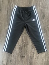 ADIDAS Boy's Navy Joggers Gym Track Pull-On Pants Size 4 Activewear Flaw