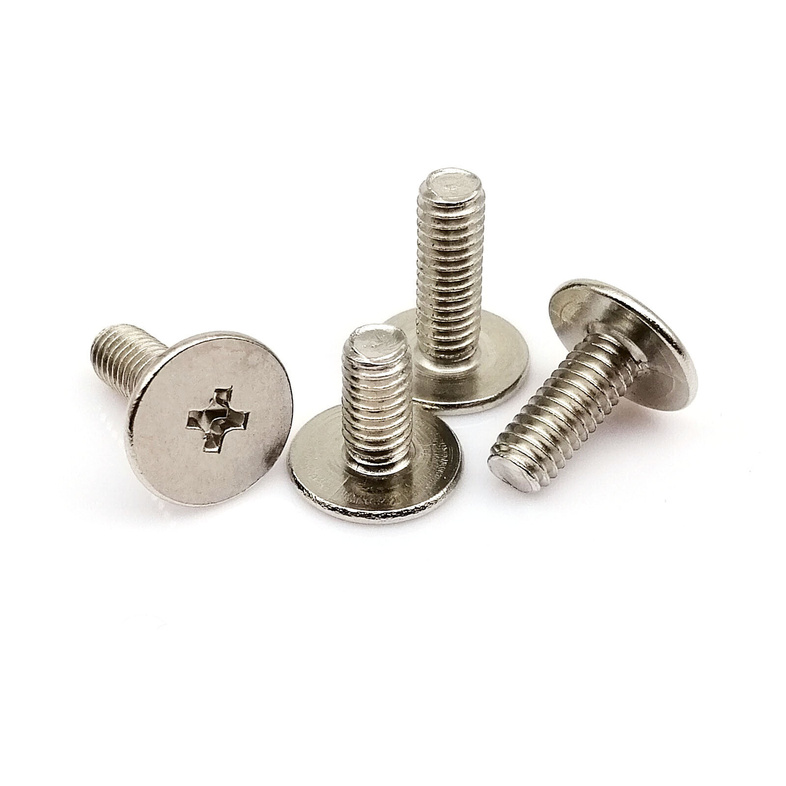 25pc M2 M2.5 M3 M4 Phillips Thin Flat Extra Large Head Screws for Laptop Computer Repair