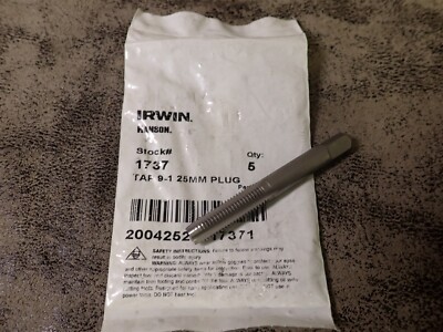 Irwin Hanson 1737 M9-1.25mm 4 Flute Straight Plug Tap (BN389)
